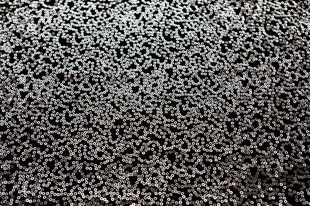 Sequins on Stretch Velvet0