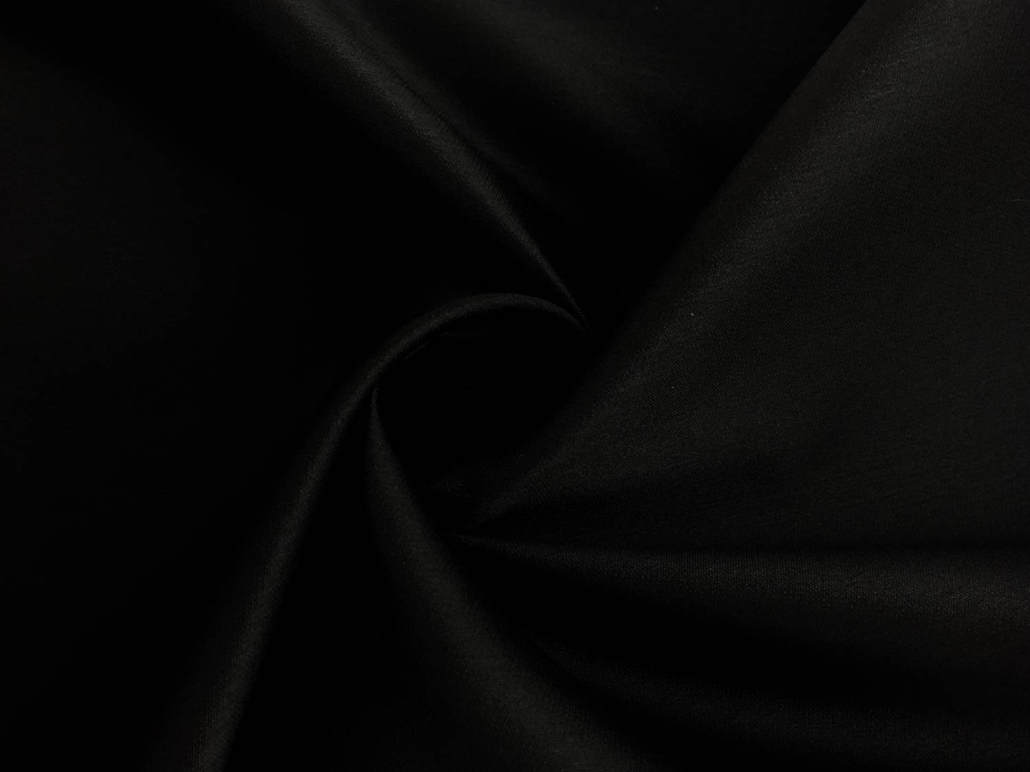 Silk and Polyester Zibeline in Black0