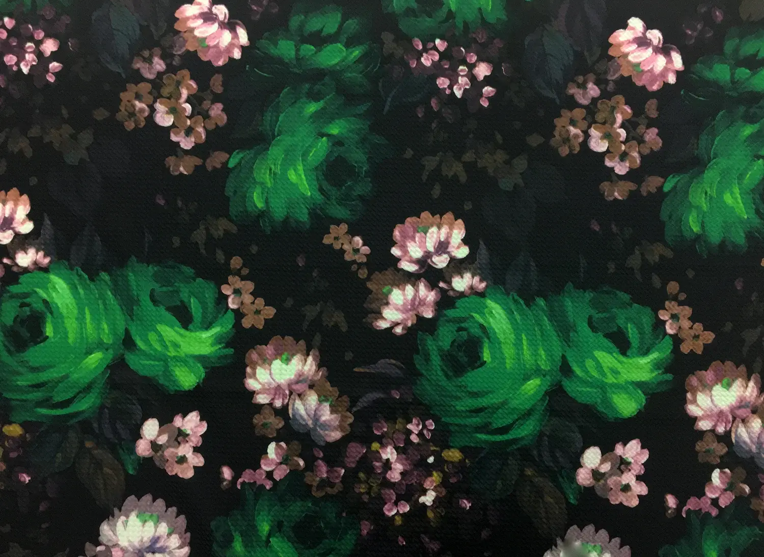 Impressionist Flower Knit Pique0