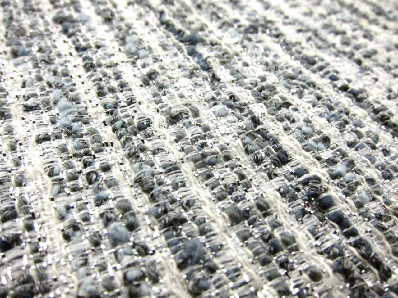 Metallic Cotton Blend Tweed2