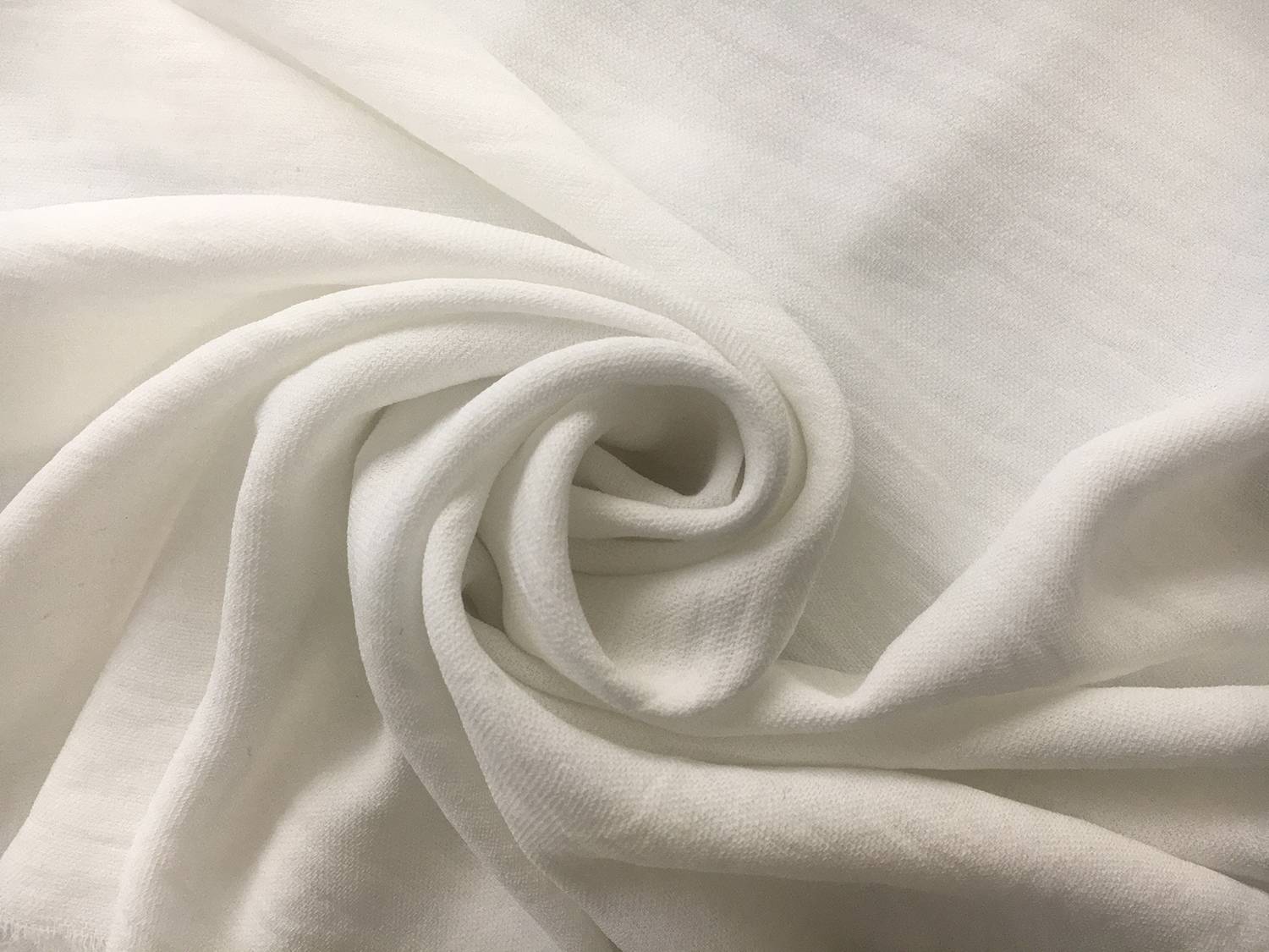 Polyester Textured Georgette in Ivory1