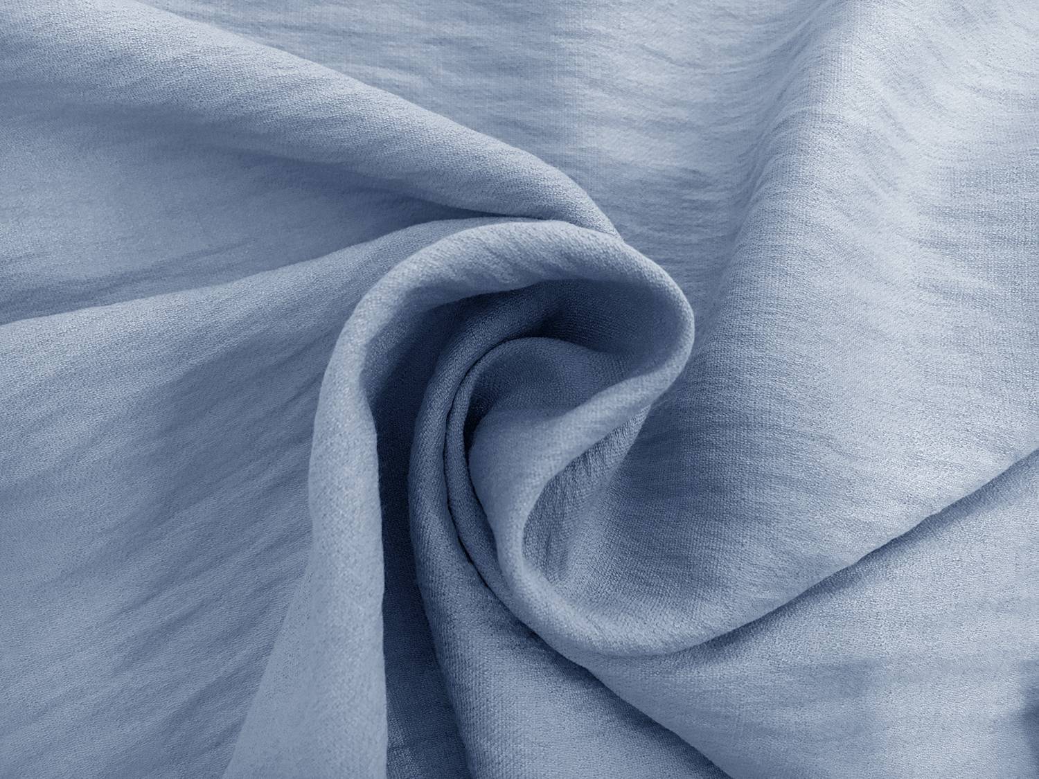 Rayon Nylon Blend Crepe in Dusty Blue1