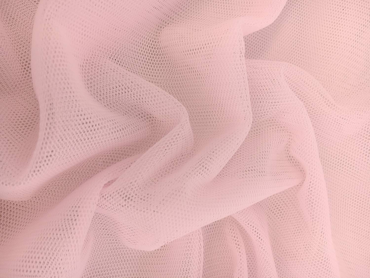 Nylon Bobbinet in Baby Pink0