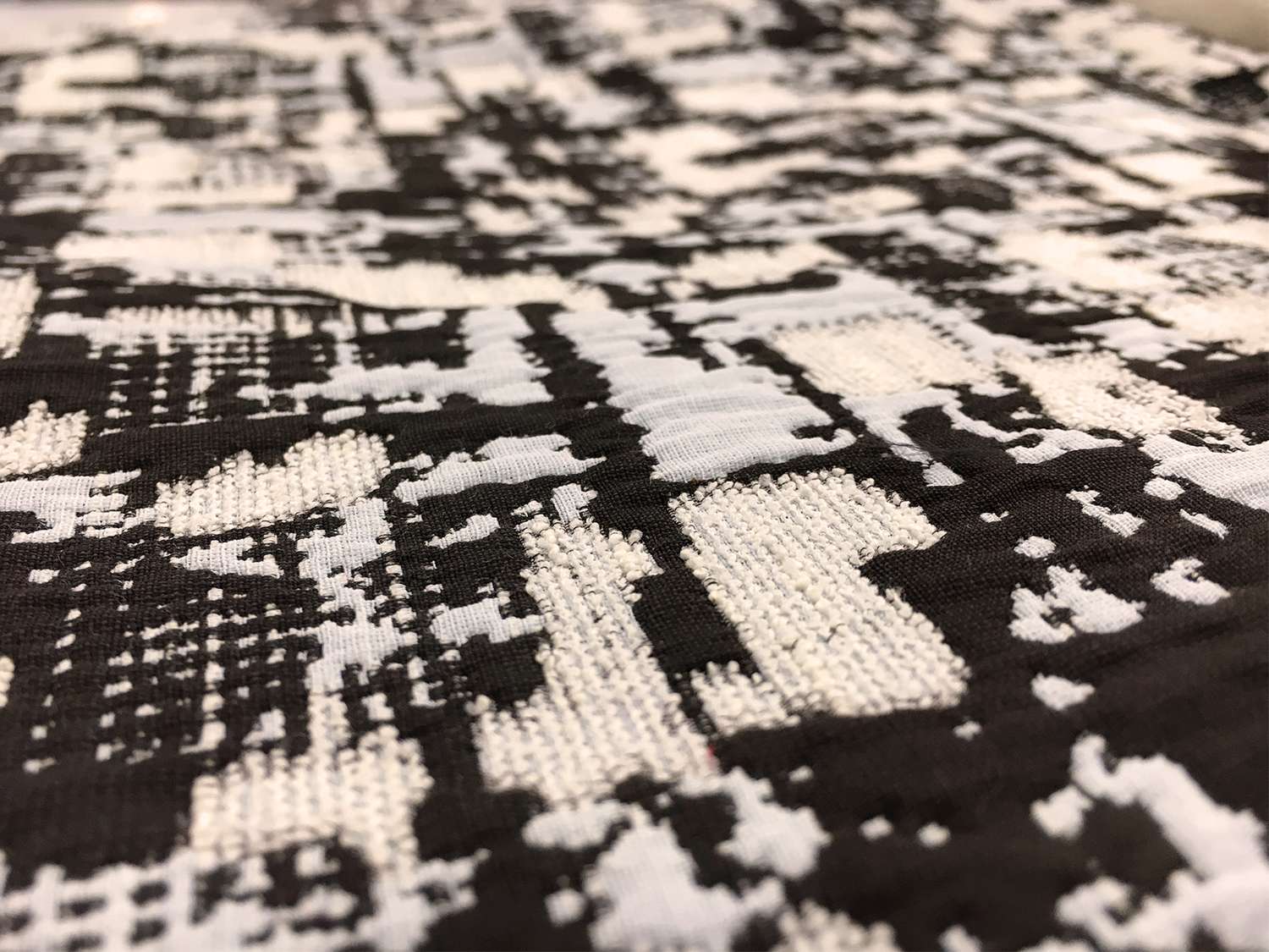 Abstract Geometric Brocade in Brown0