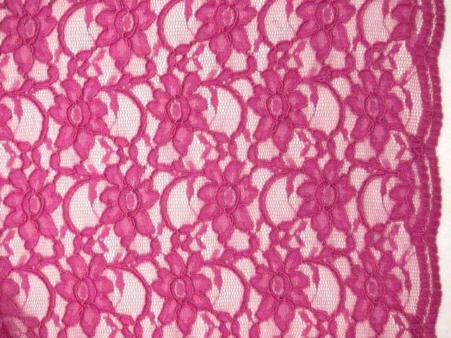 Cotton Nylon Alençon Lace0