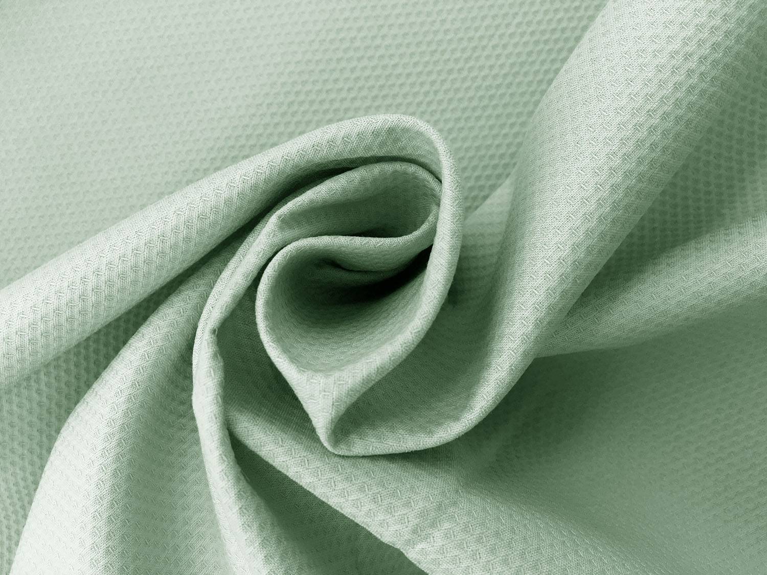 Italian Cotton Lycra Pique in Aqua2