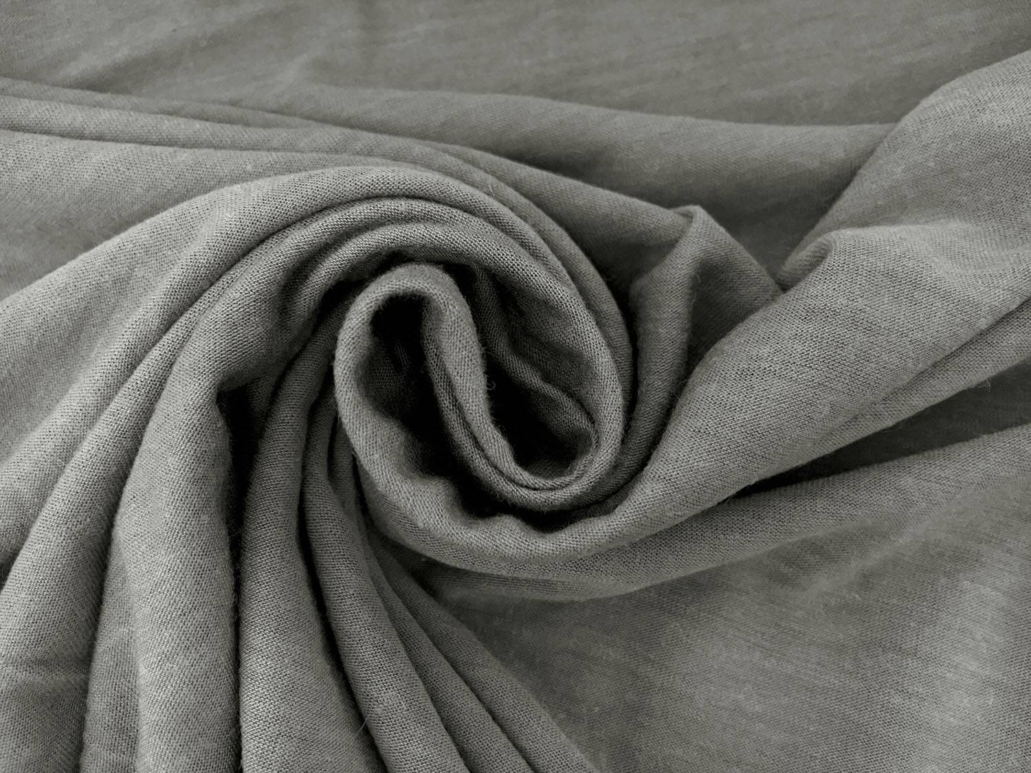 Modal Wool Cashmere Blend Jersey in Grey1
