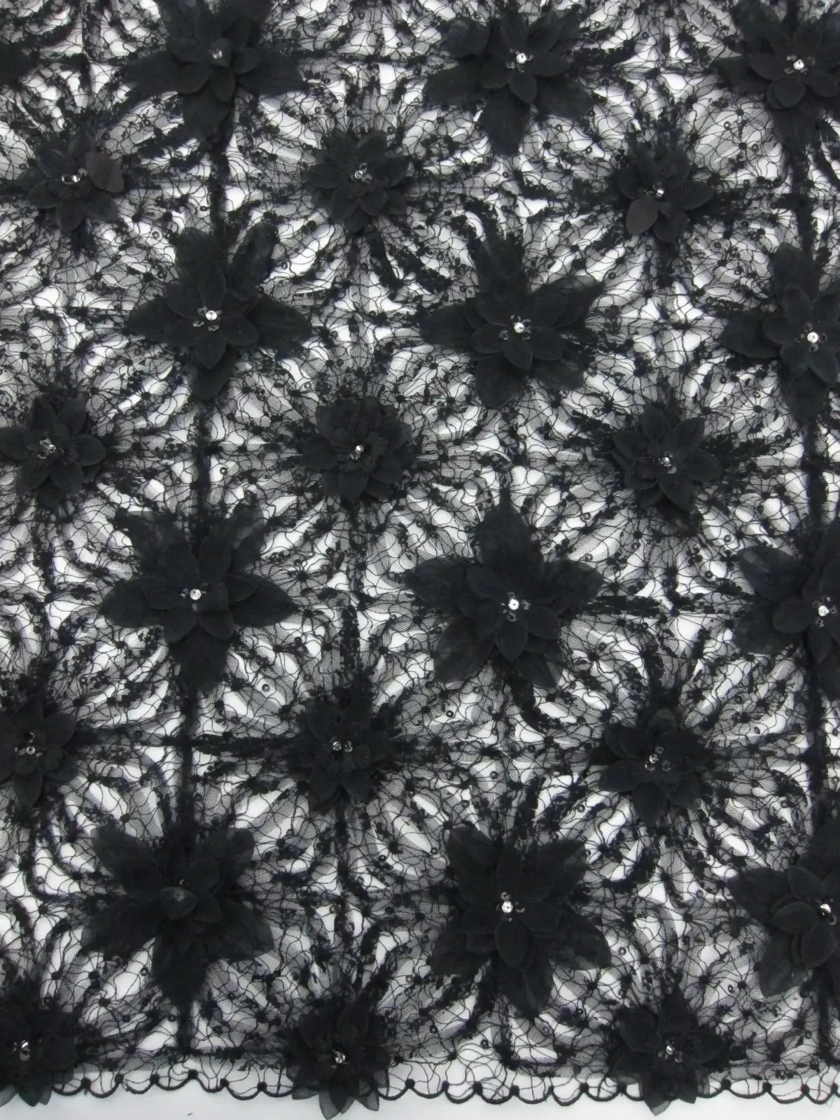 Flower Appliques on Illuision0