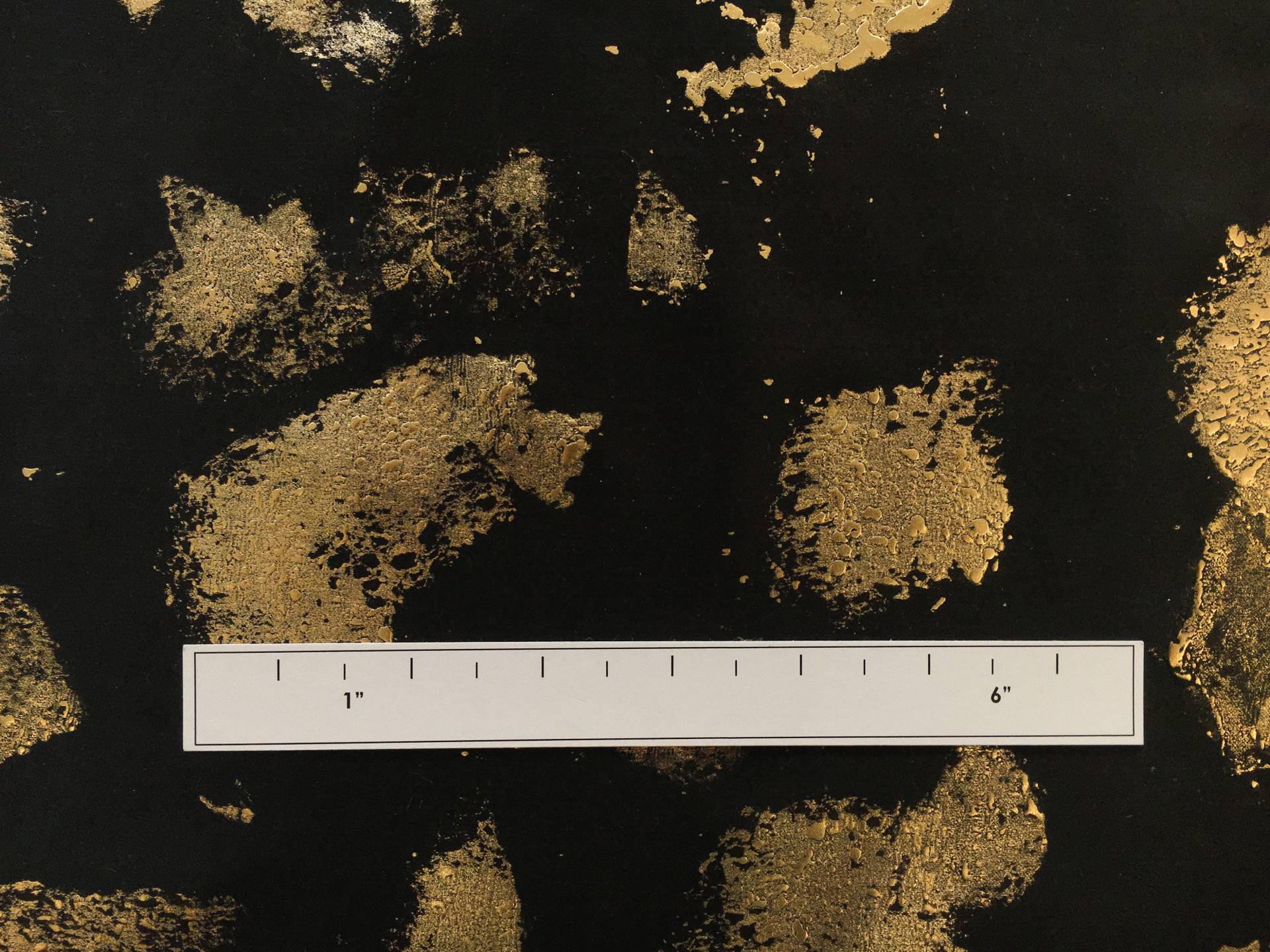 Gold Handpainted Doubleface Silk Charmeuse1