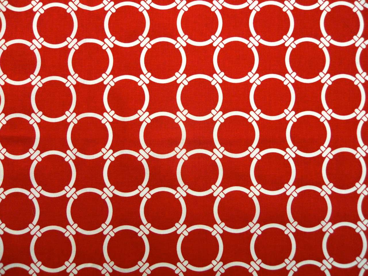 Cotton Canvas Chain Links Print0