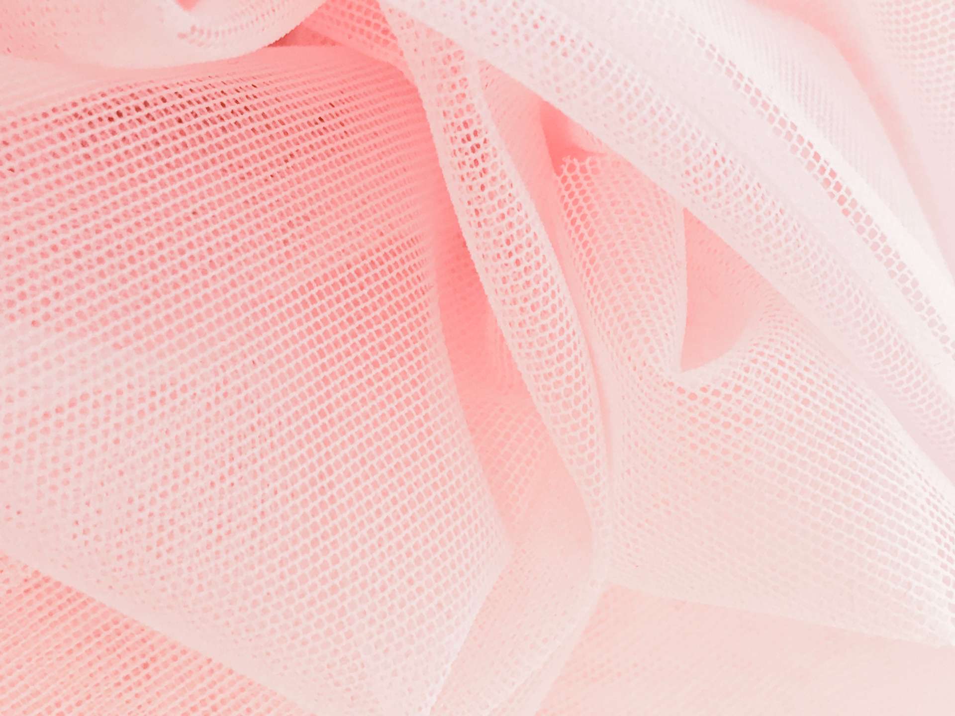 Italian Stretch Nylon Illusion in Rosa Baby