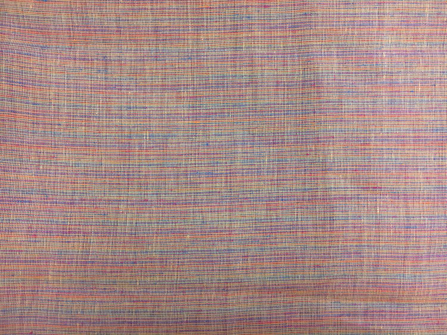 Multicolor Linen Woven Stripe 0