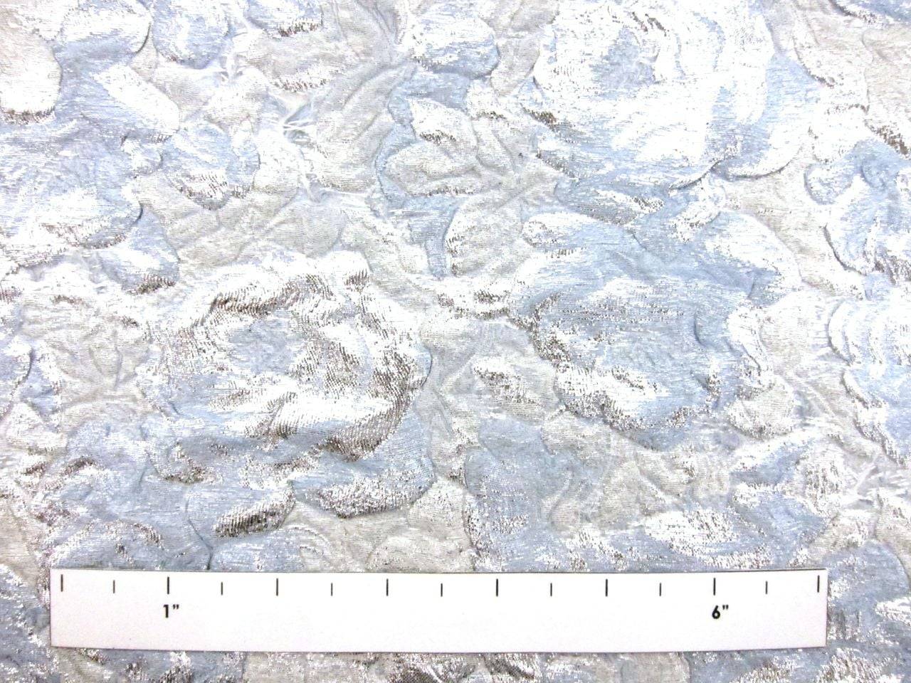 Silk Blend Metallic Cloqué1