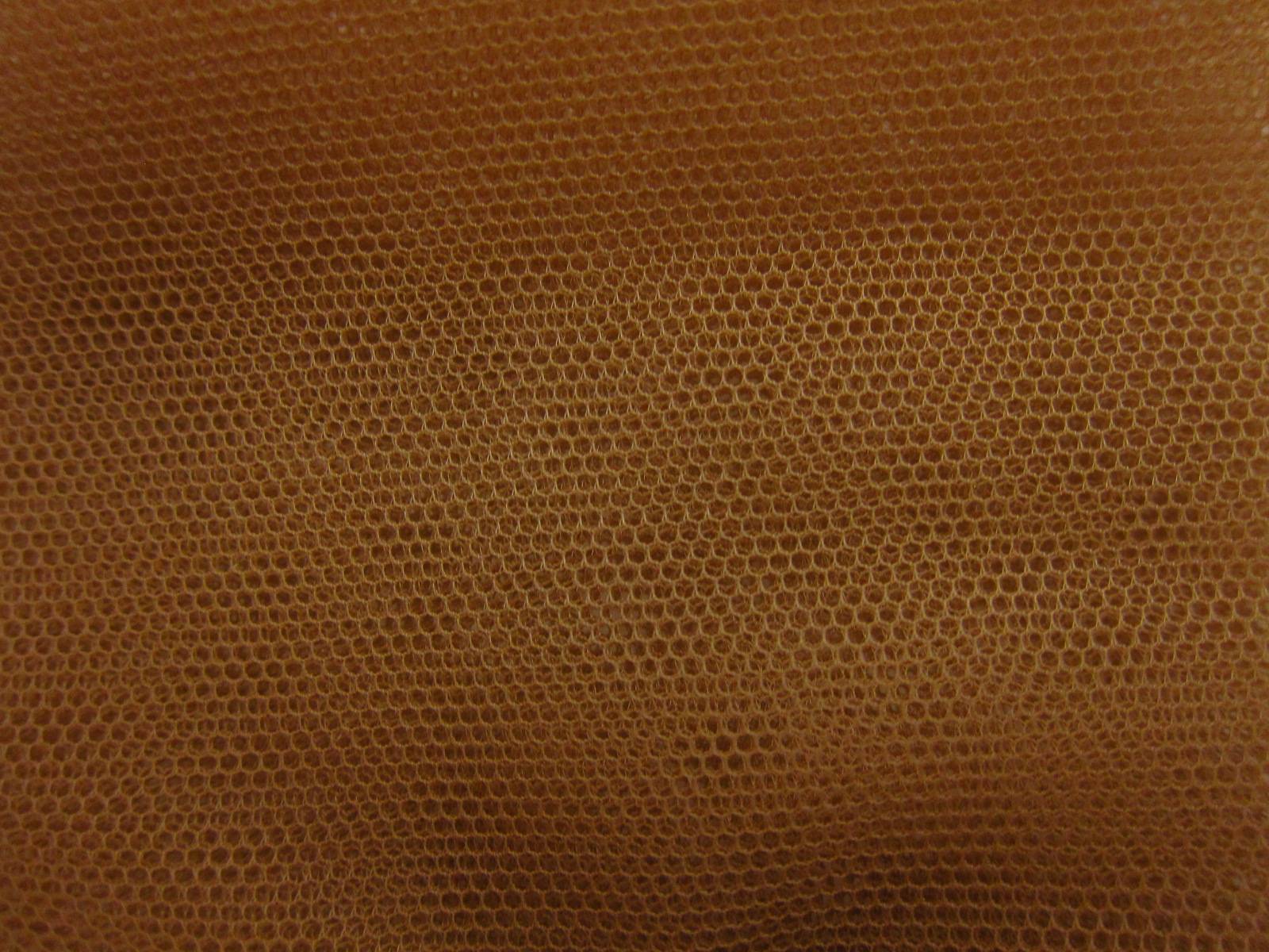 Italian Nylon Tulle in Tabacco0