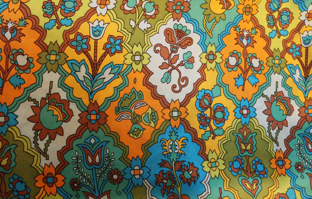 Printed Silk Charmeuse