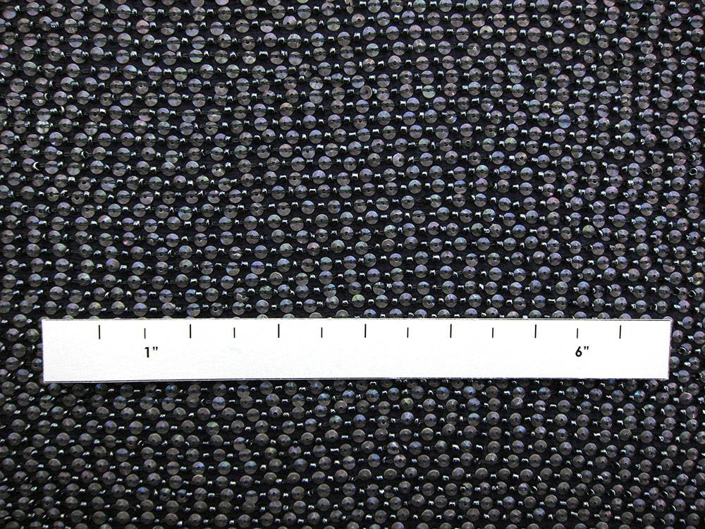 Sequins and Beads on Silk Chiffon 3
