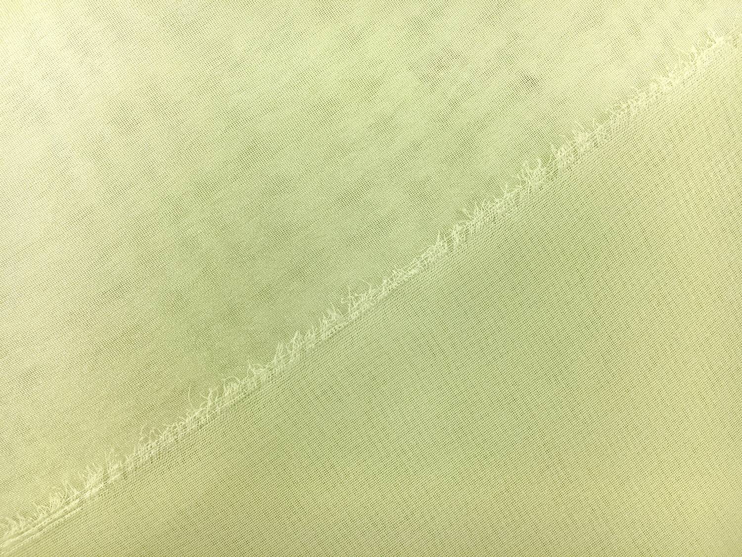 Microfiber Silver Metallic Chiffon in Light Green2