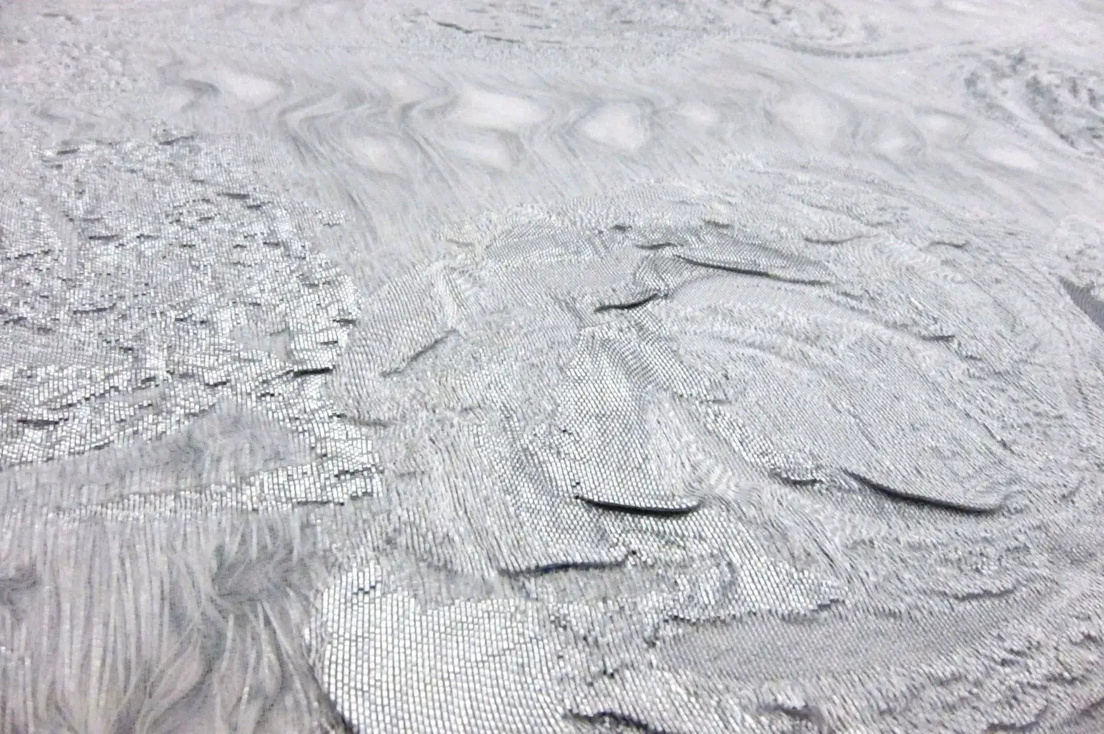 Silk Blend Metallic Cloqué2
