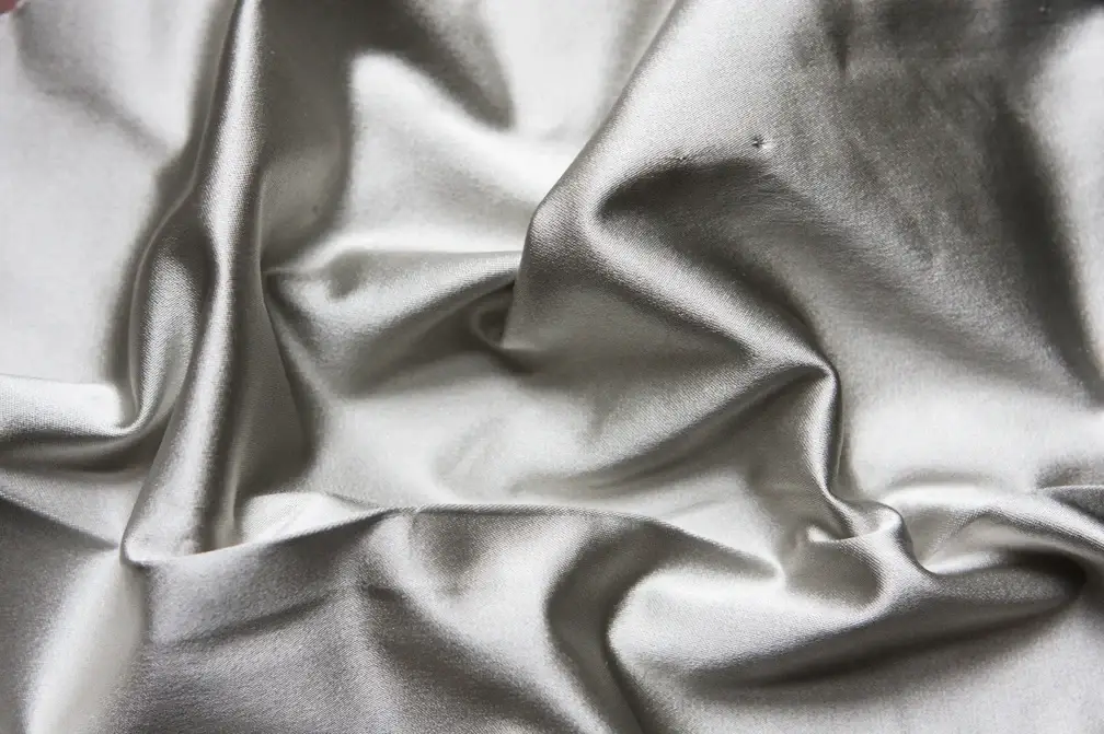 Silk and Rayon Stretch Satin0