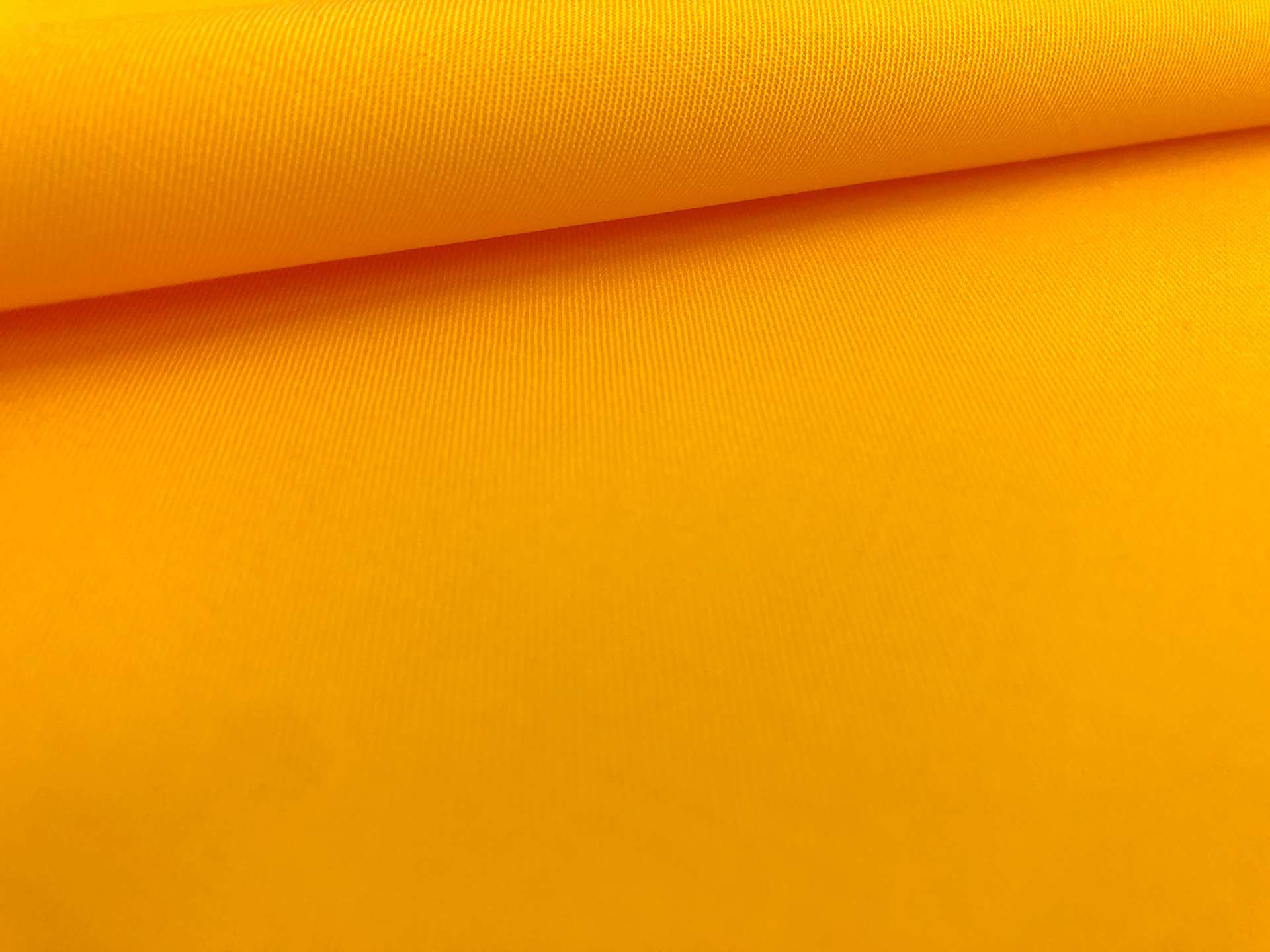 Japanese Combed Cotton Fine Twill in Saffron