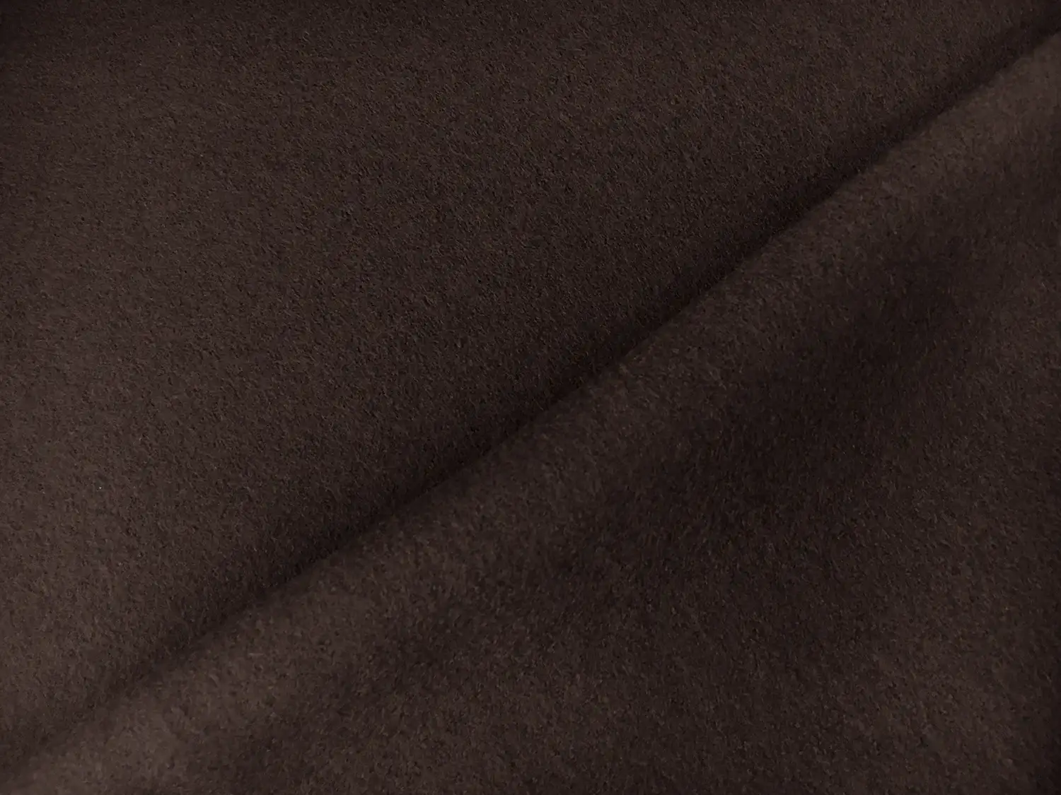 Italian Felted Wool Double Knit in Espresso 0