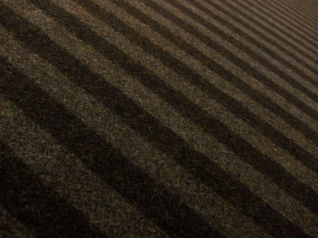 Italian Virgin Wool Lycra Flannel Stripe