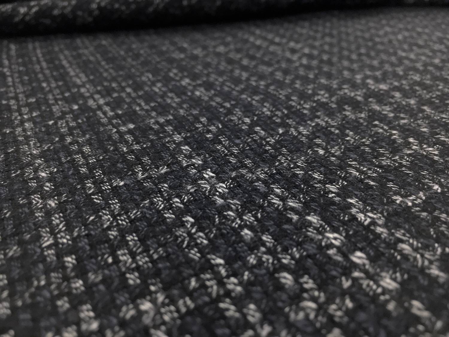 Italian Wool Bamboo Blend Novelty Suiting in Grey2