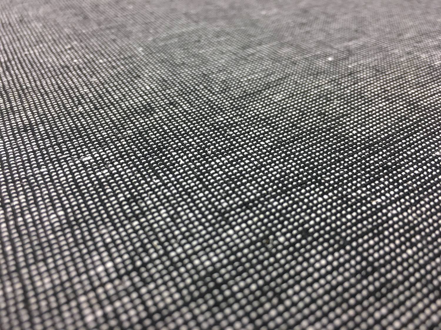 Homespun Two Toned Linen Cotton Blend in Pepper2