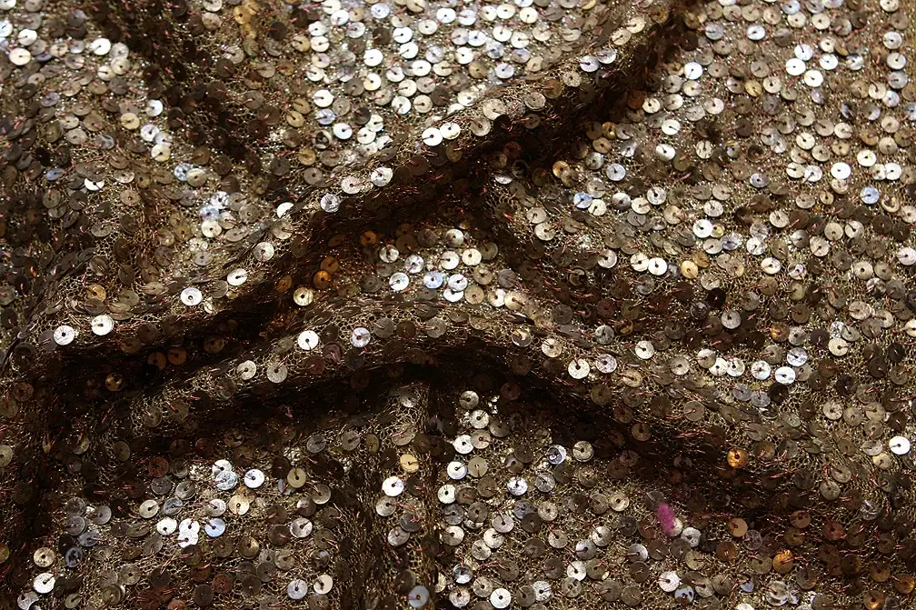 Sequins on Metallic Tulle3