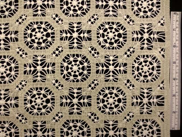 Metallic Guipure Lace0