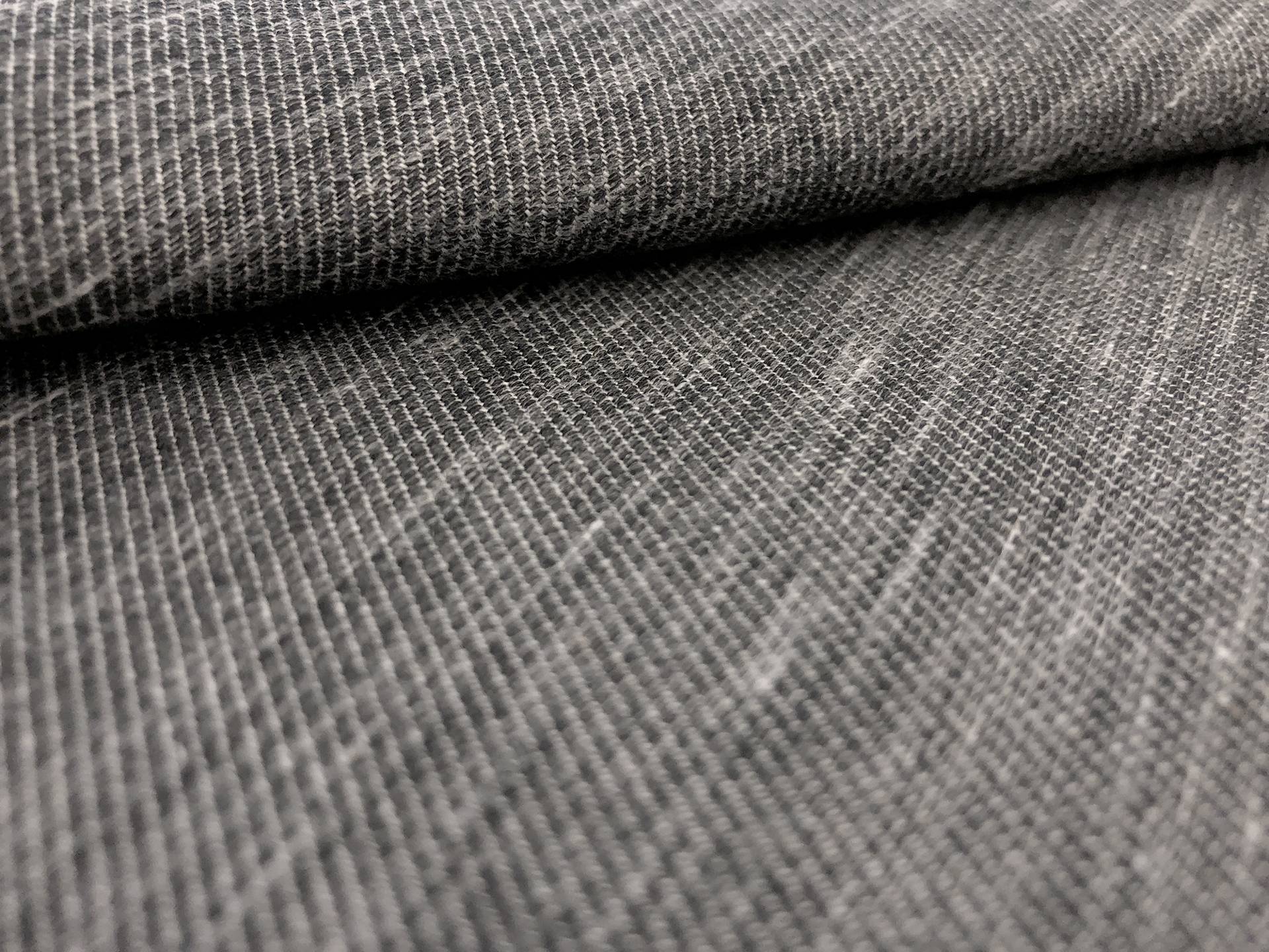 Doubleface Stretch Cotton Twill in Medium Heather Grey4