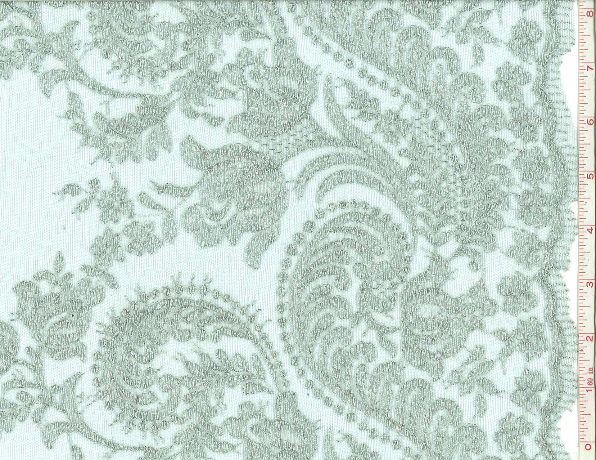METALLIC EMBROIDERED ILLUSION0