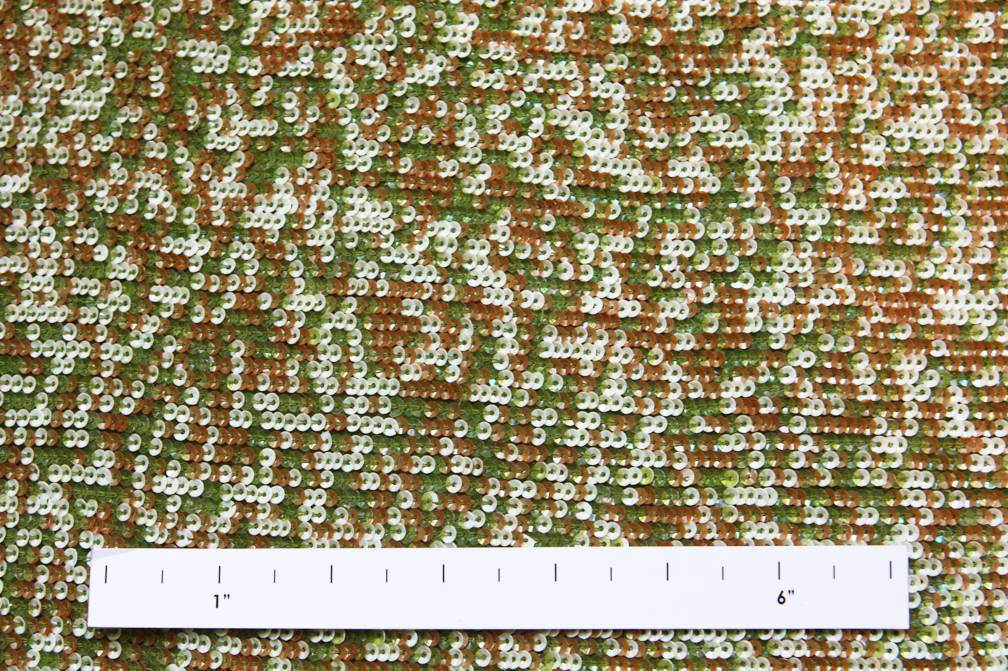 Sequins on Silk Chiffon1