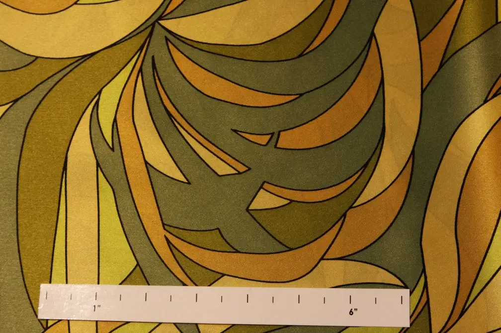 Printed Silk Charmeuse0