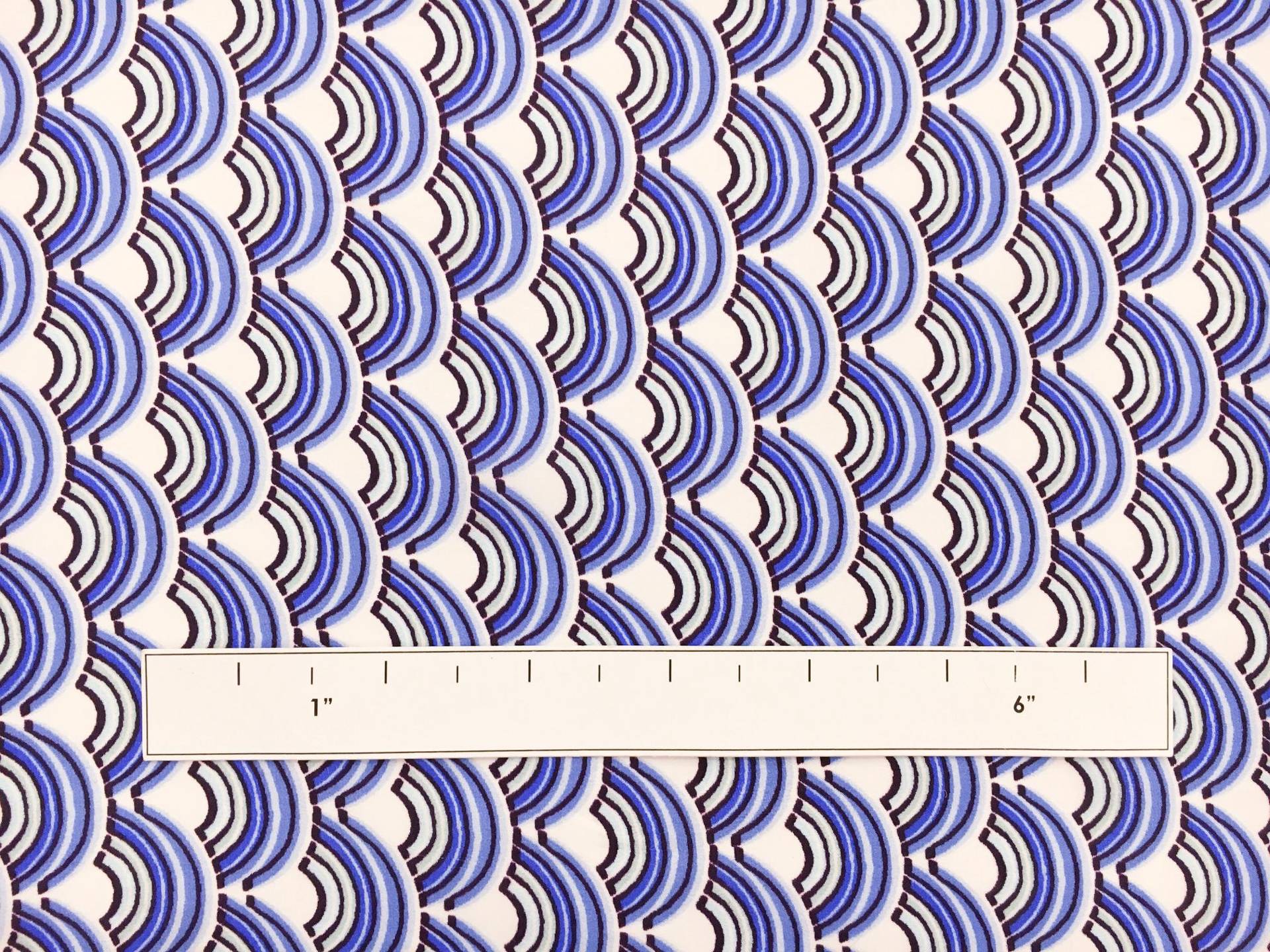 Printed Lightweight Silk Charmeuse with Repeated Geometric Patterns1