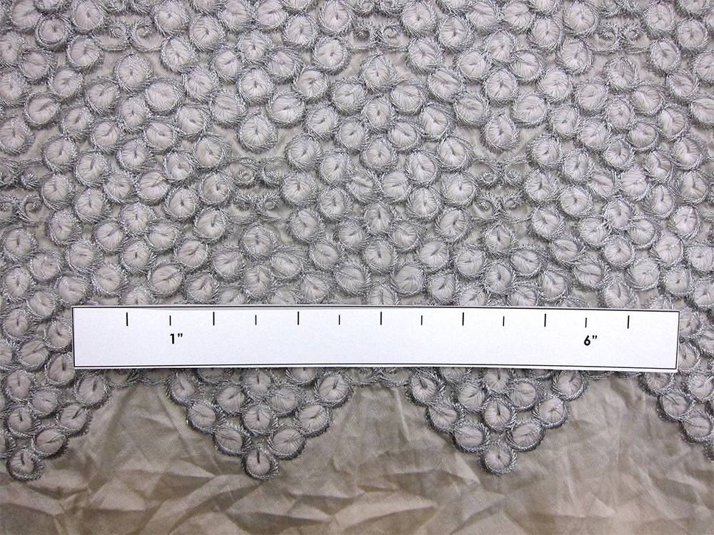 Metallic Embroidered Silk Shantung2