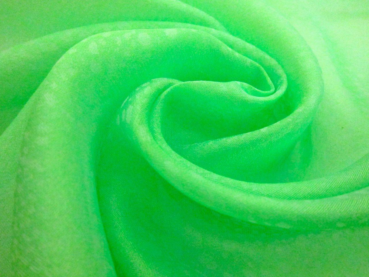 Silk and Polyester Organza Jacquard0