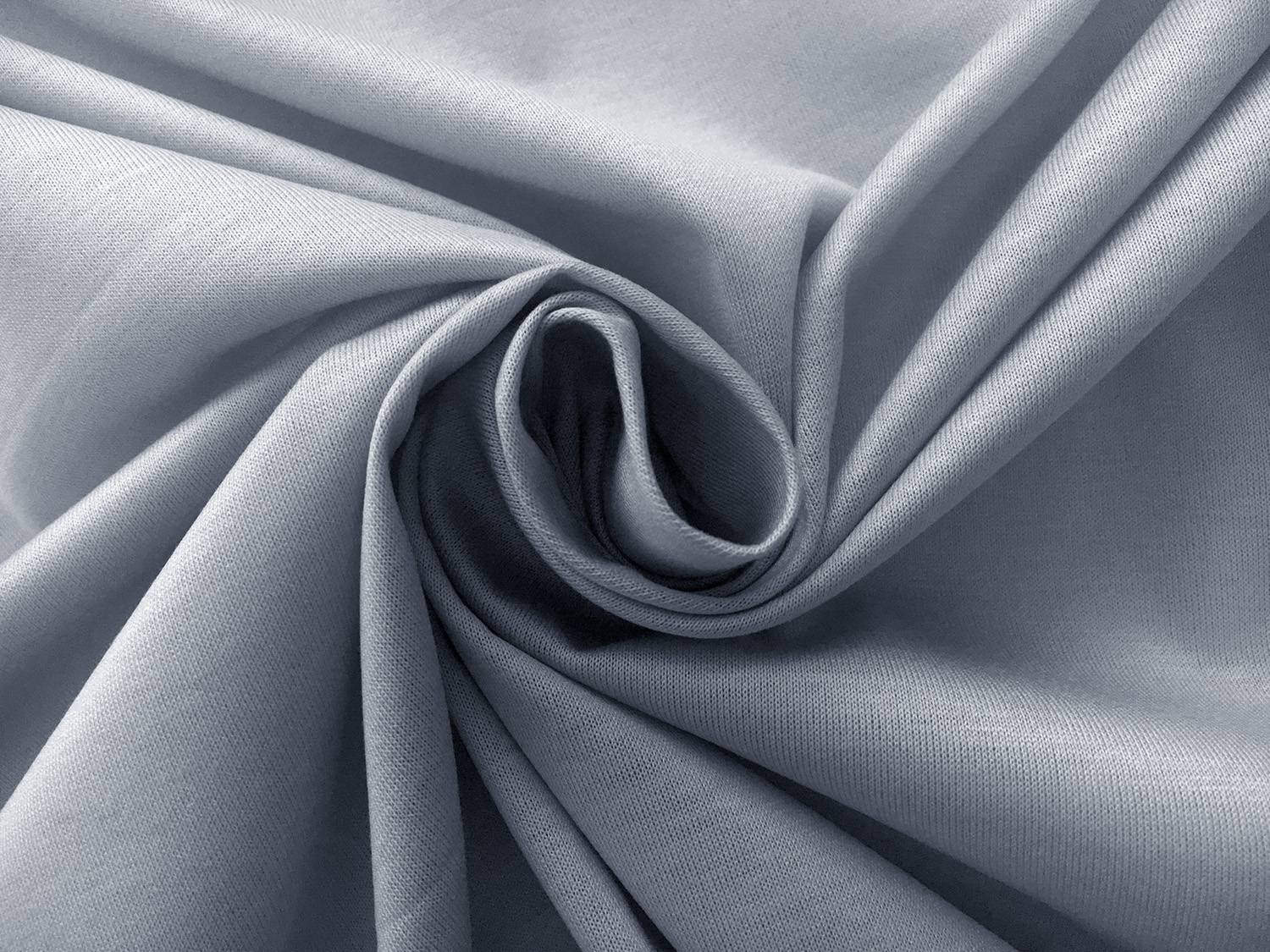 Italian Cotton Jersey in Blue Grey1