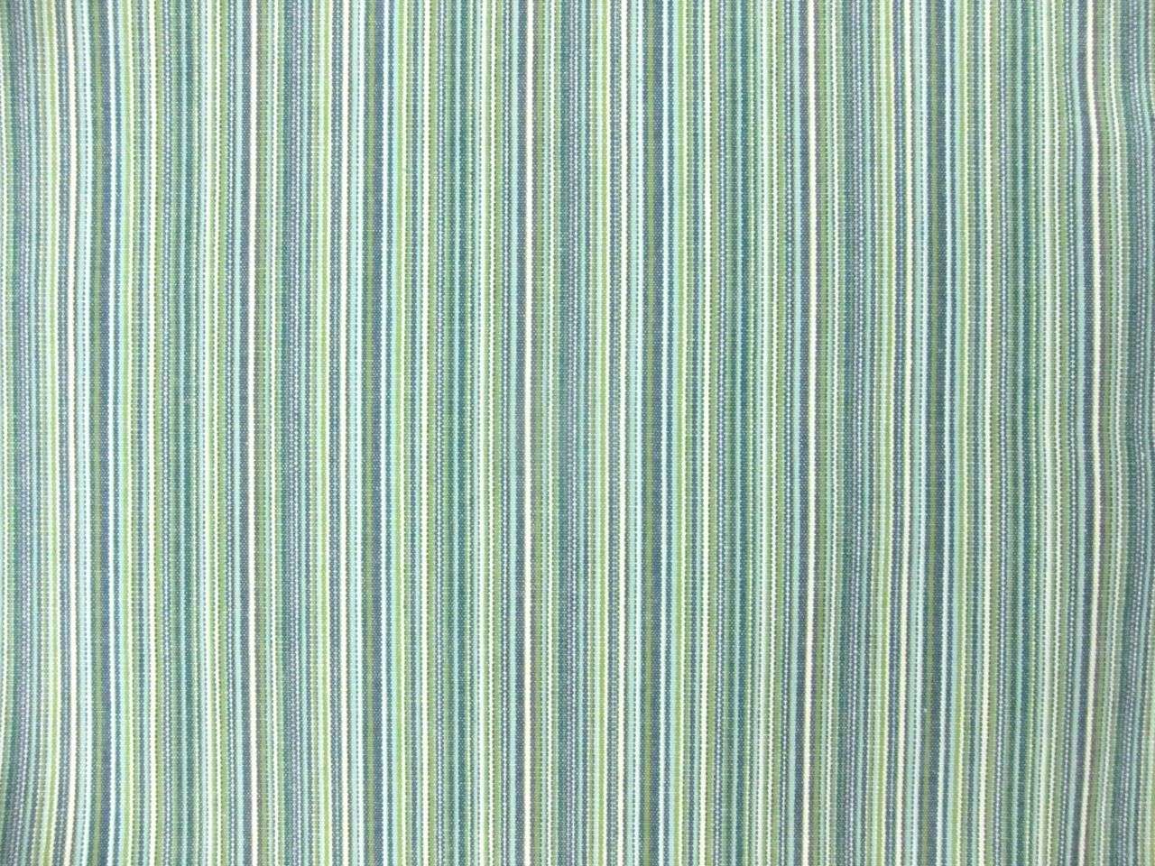 Cotton Woven Stripe in Caribe0