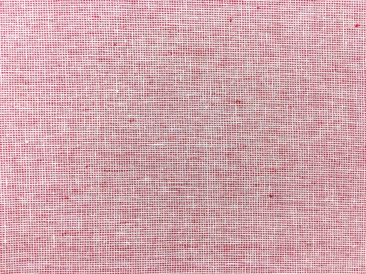 Homespun Two Toned Linen Cotton Blend in Scarlet0