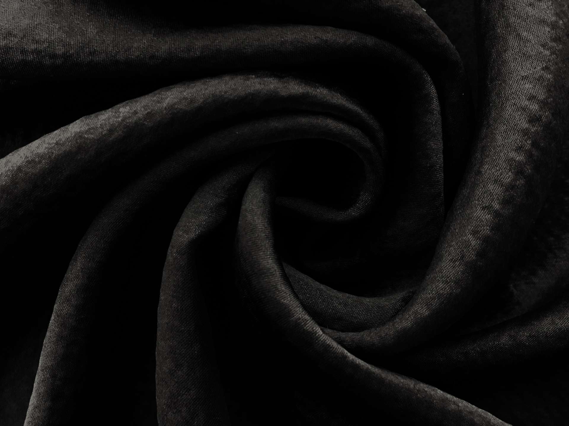 Hammered Silk Charmeuse in Charcoal0