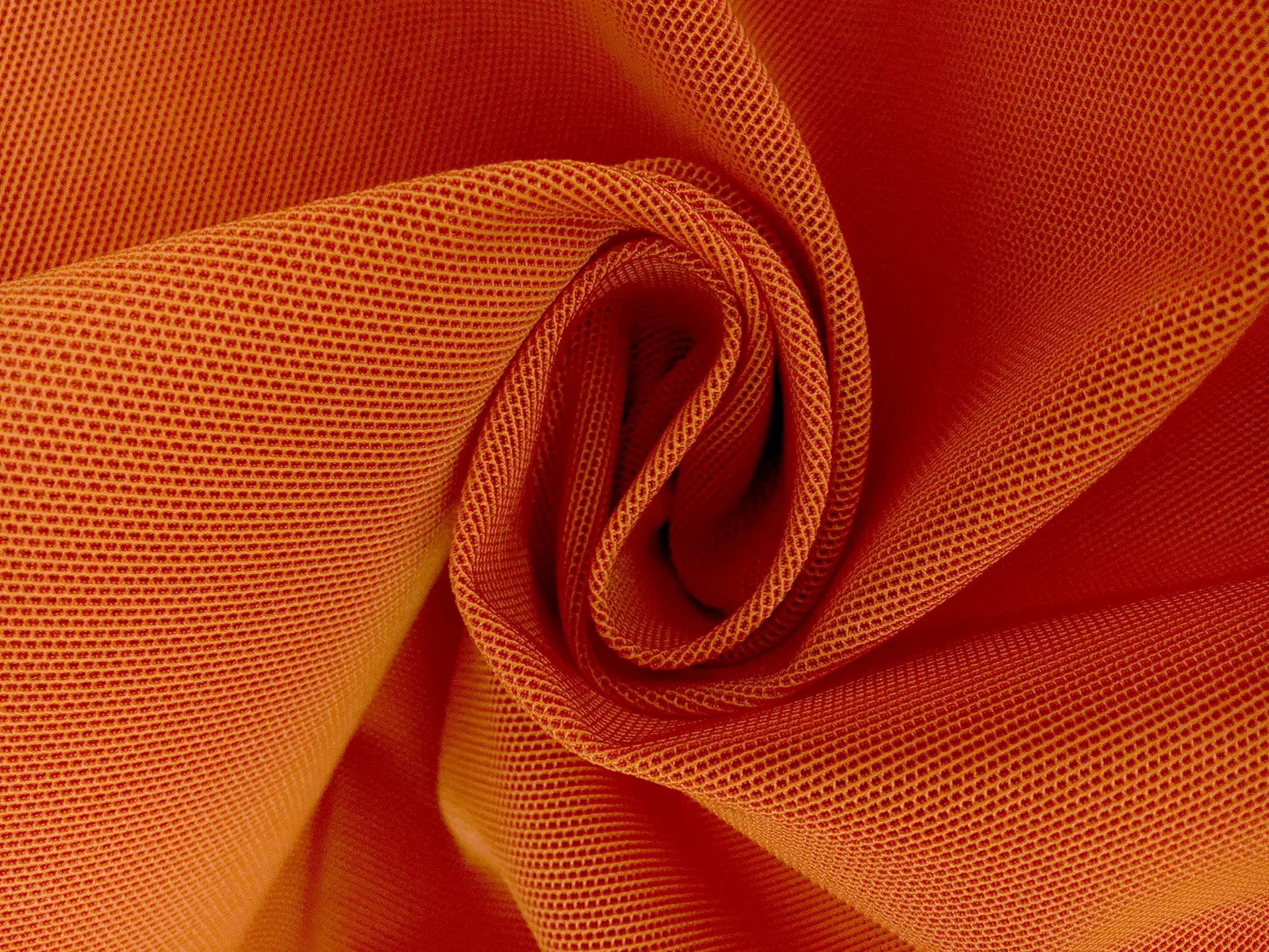 Power Mesh in Burnt Orange