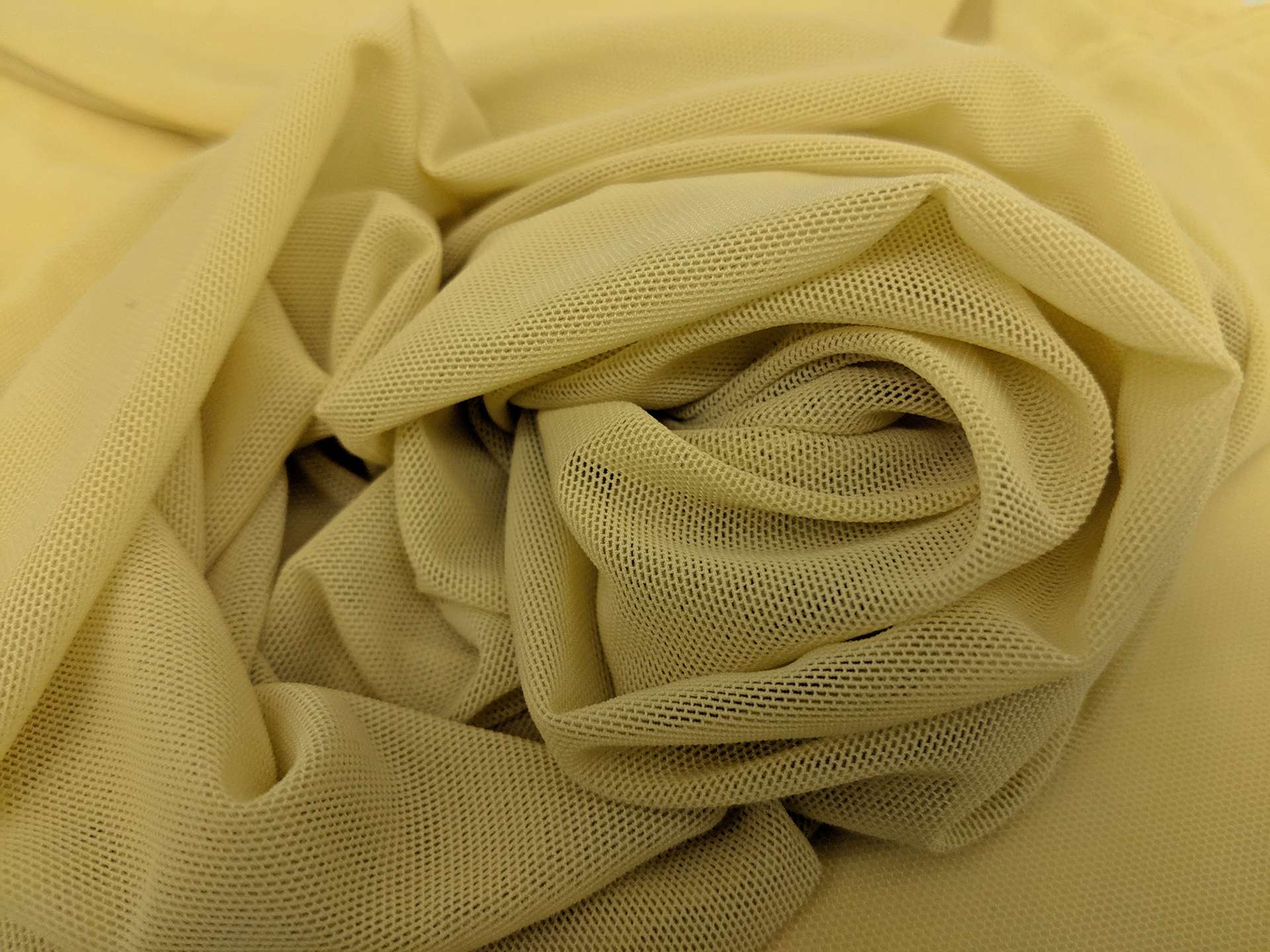 Stretch Tulle in Gold