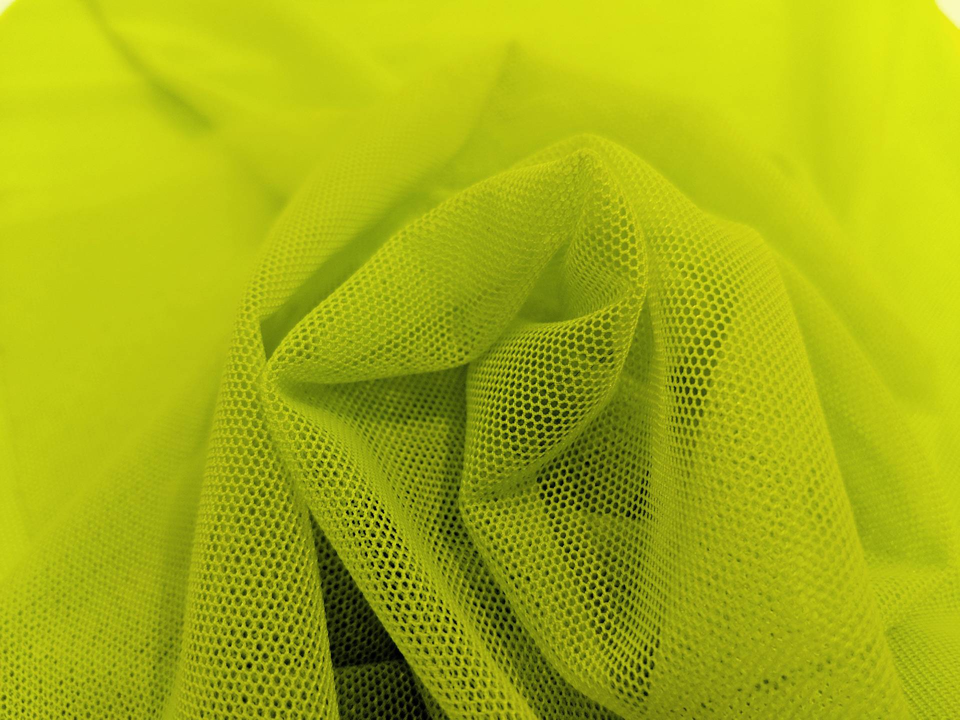 Stretch Tulle in Celery Green