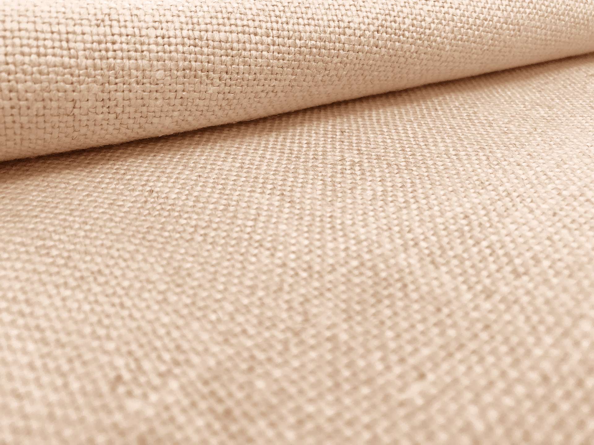 Belgian Sanforized Upholstery Linen in Sand