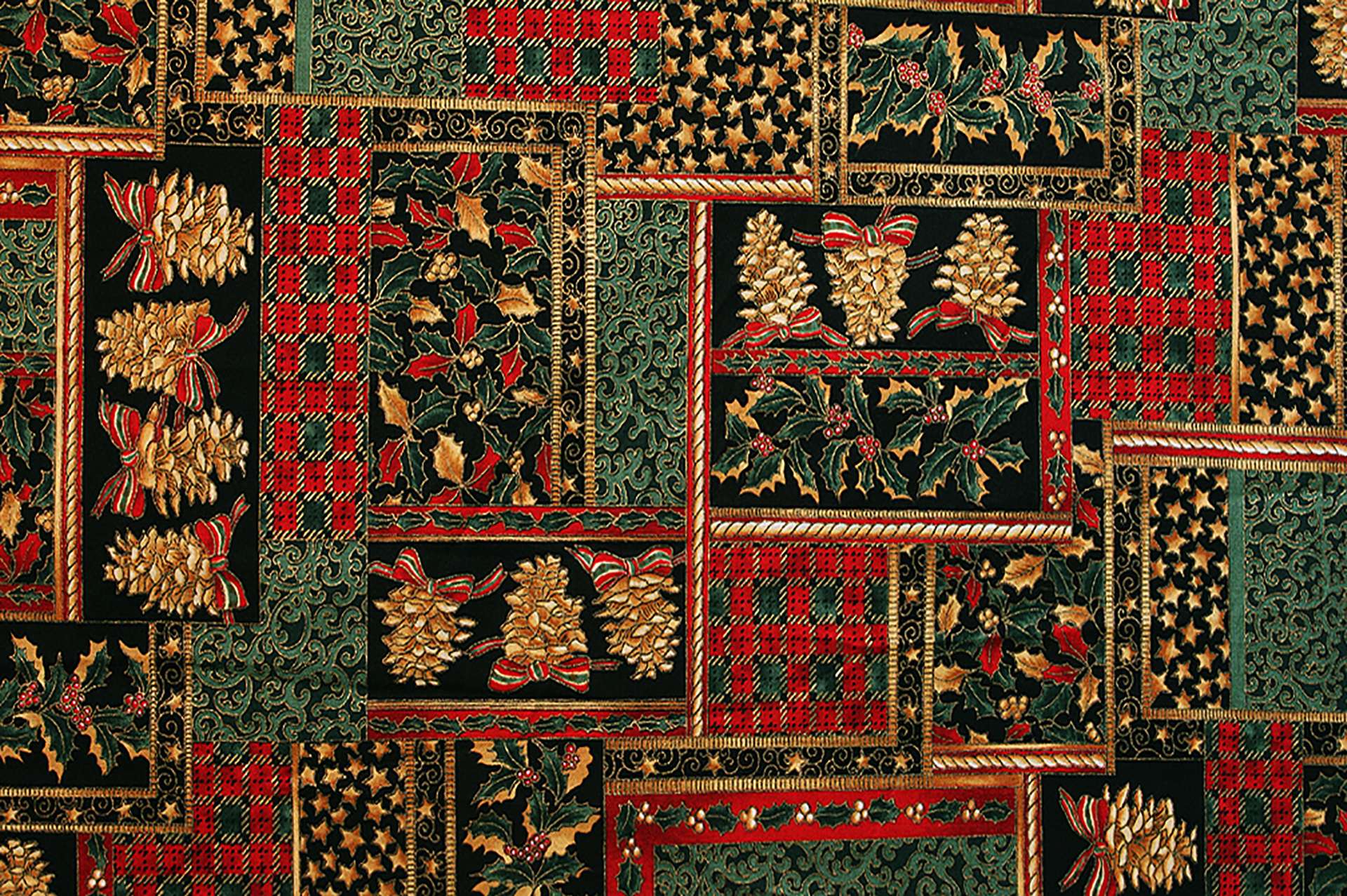 Cotton Christmas Holiday Print