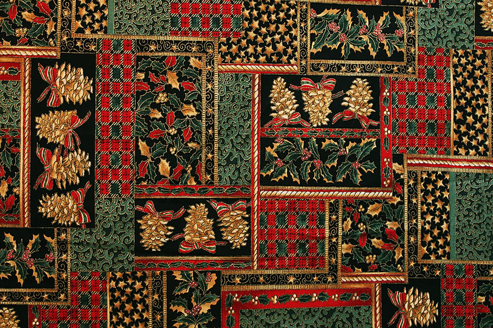 Cotton Christmas Holiday Print