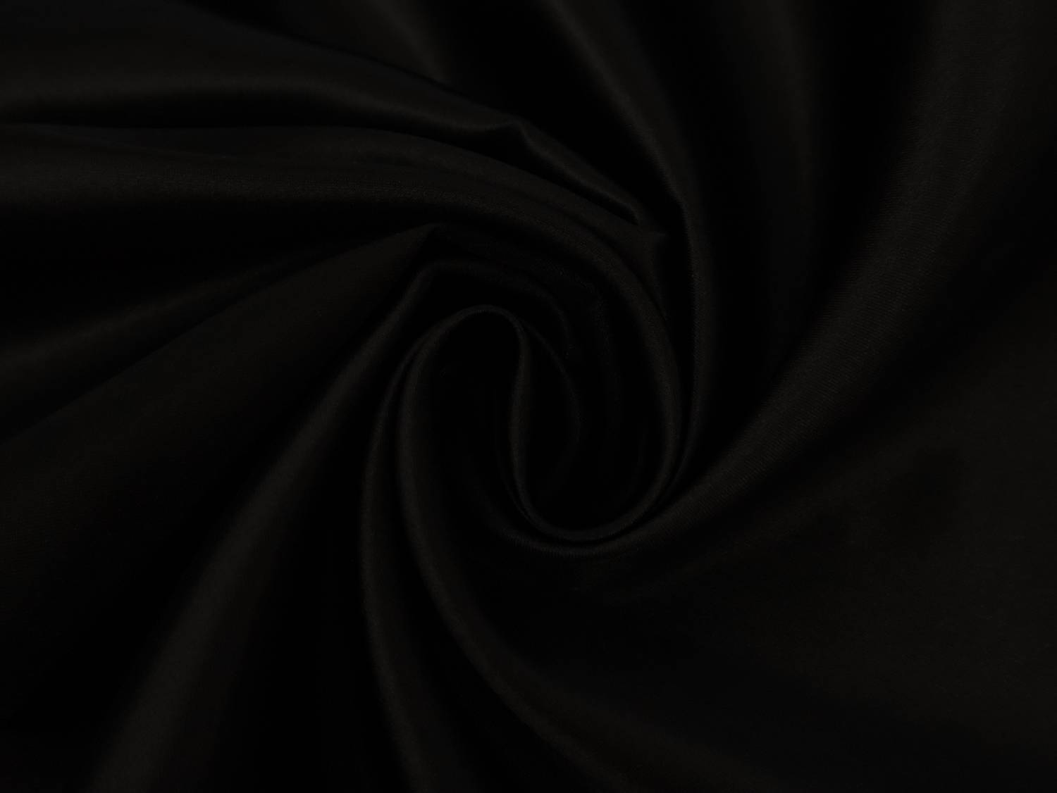 Satin Charmeuse in Black