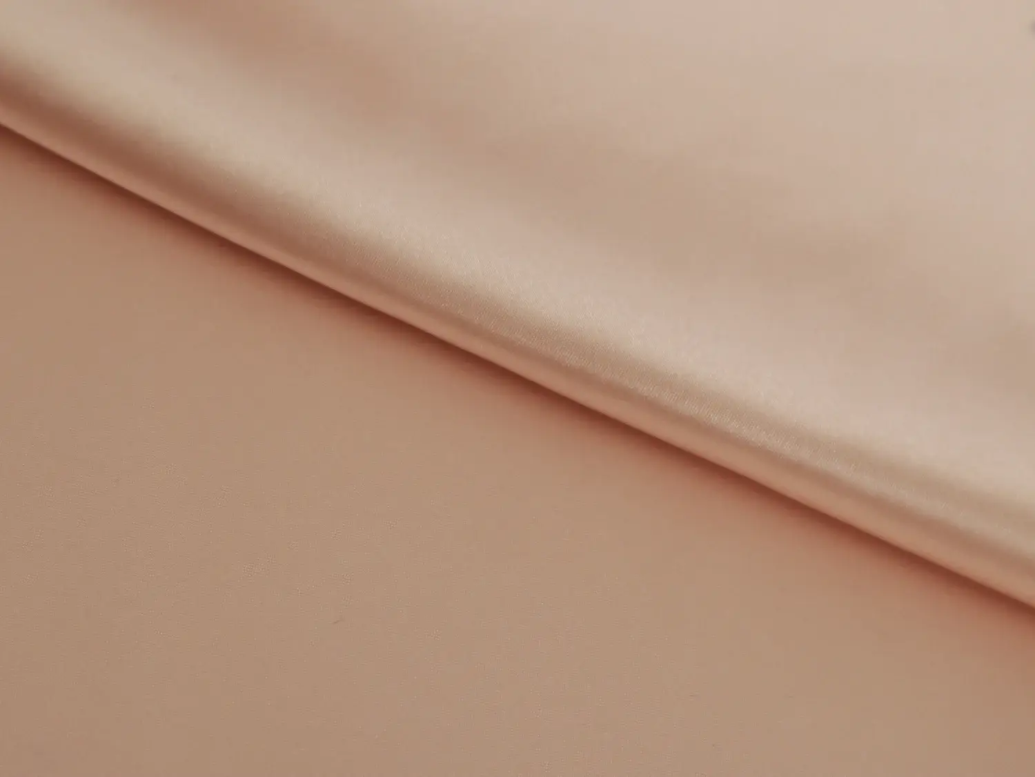 Satin Charmeuse in Peach