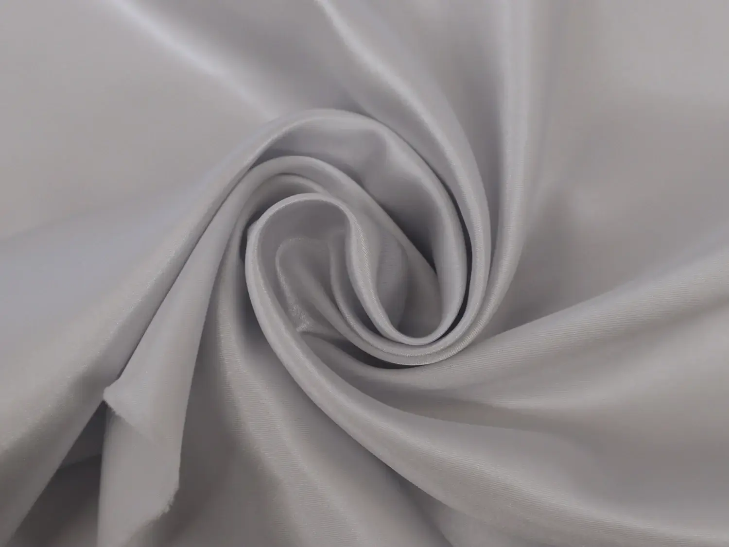 Satin Charmeuse in Silver